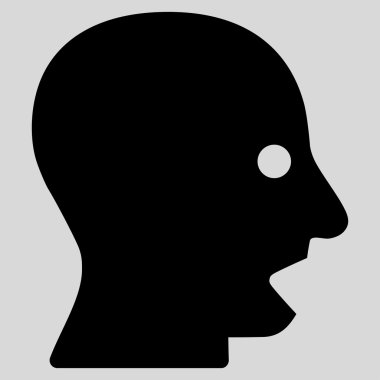 Bağırarak kafa simgesi