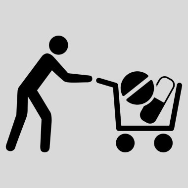 Uyuşturucu simgesi alışveriş