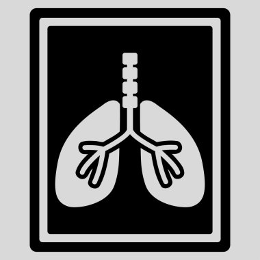 Akciğer röntgeni fotoğraf simge