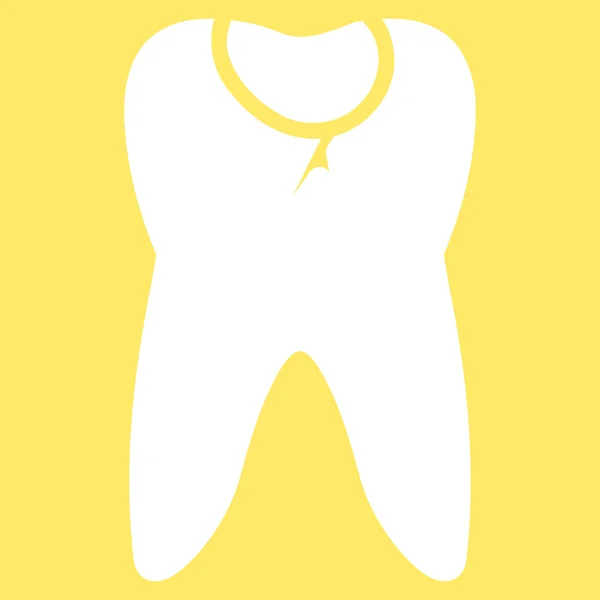 Зубная икона кариеса — стоковый вектор