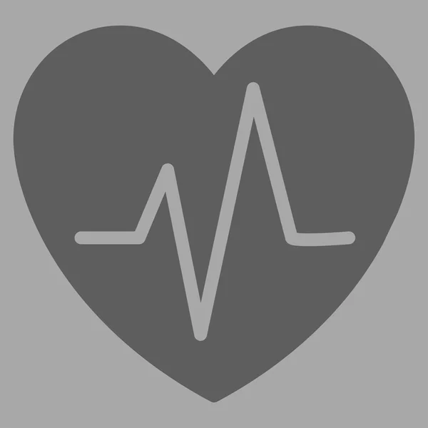 Corazón Ekg icono — Vector de stock