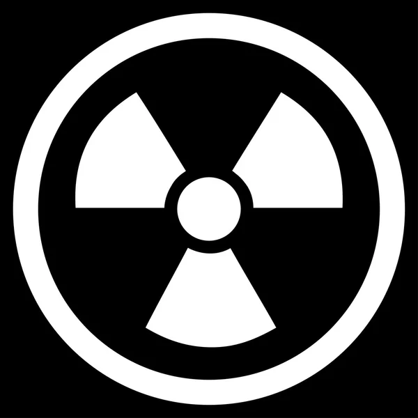 Icona pericolo radiazioni — Vettoriale Stock