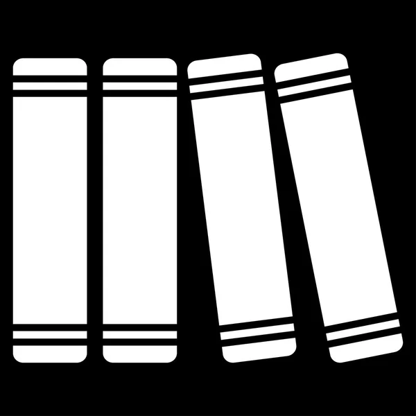 Икона библиотечных книг — стоковый вектор