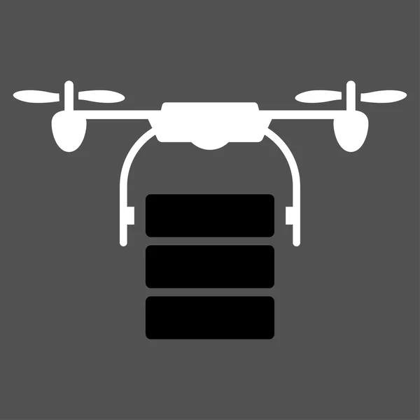 Lading Drone pictogram — Stockvector