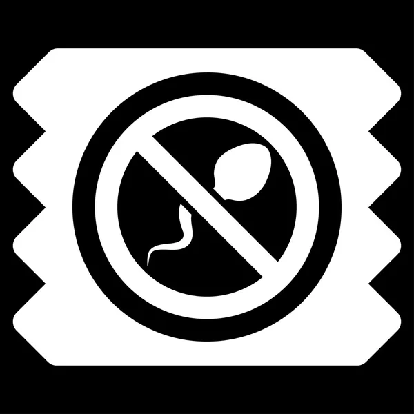 Spermicide Condom Icon — Stock Vector