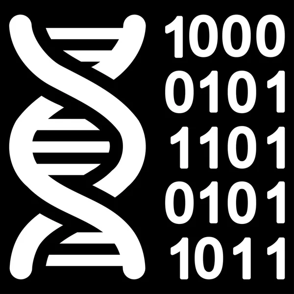 Икона генетического кода — стоковый вектор