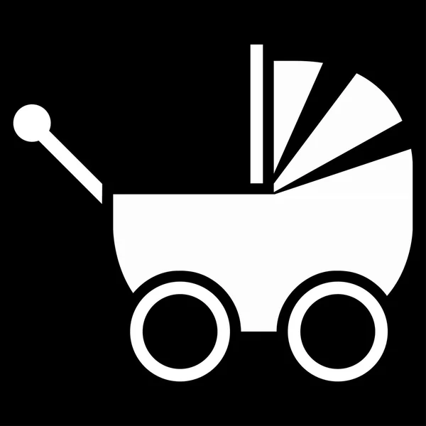 Kinderwagen pictogram — Stockvector