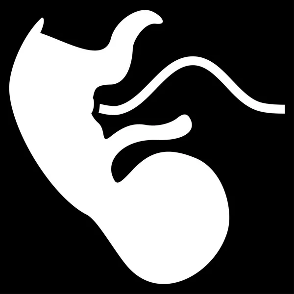 Aap Embryo pictogram — Stockvector
