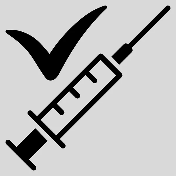 Done Vaccination Icon — Stock Vector
