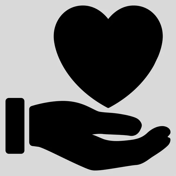 Ikona Charity srdce — Stockový vektor