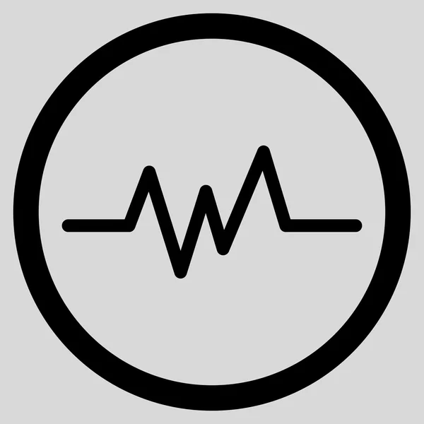 Icono de monitoreo de pulsos — Vector de stock