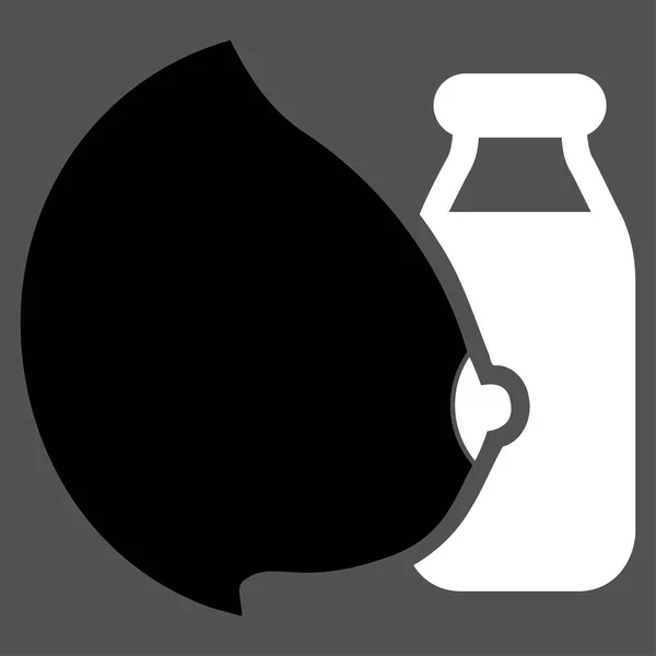 Icône de lait mère — Image vectorielle