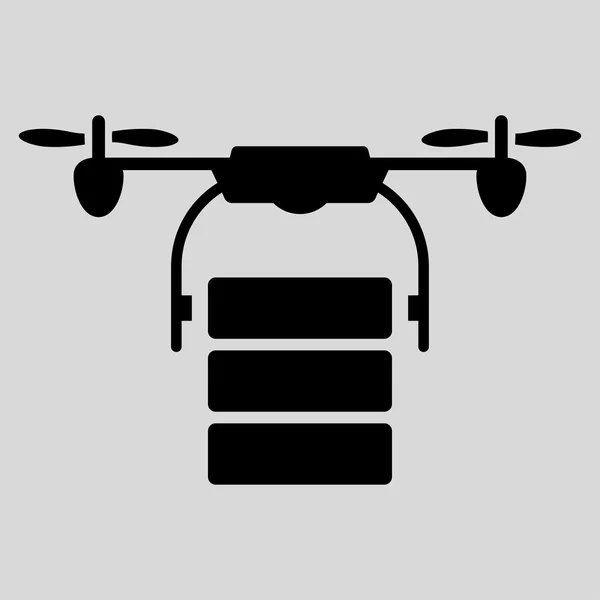 Rakomány Drone Icon — Stock Vector