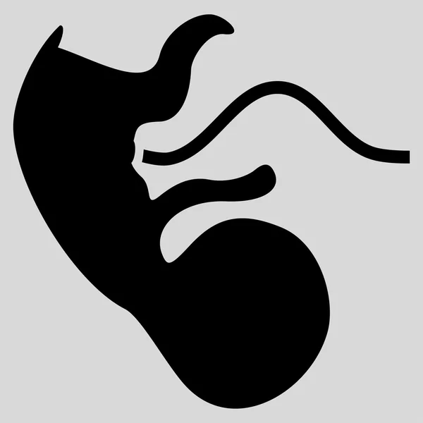 Aap Embryo pictogram — Stockvector