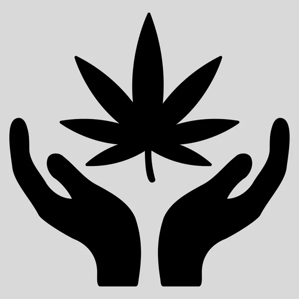 大麻医療アイコン — ストックベクタ