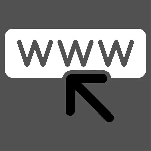 Web サイトを選択アイコン — ストックベクタ