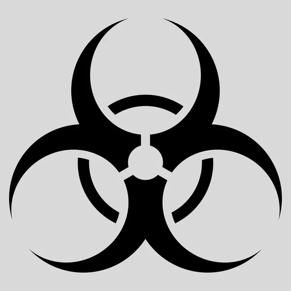 Ikona symbolu biohazard — Stockový vektor