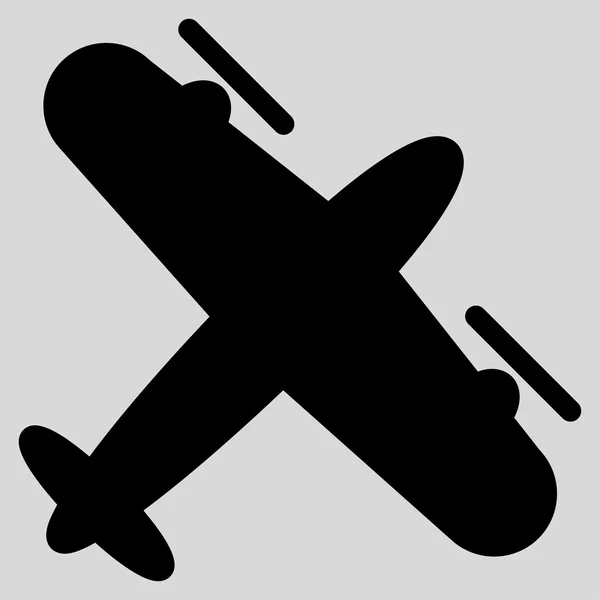 Screw Aeroplane Icon — Stock Vector