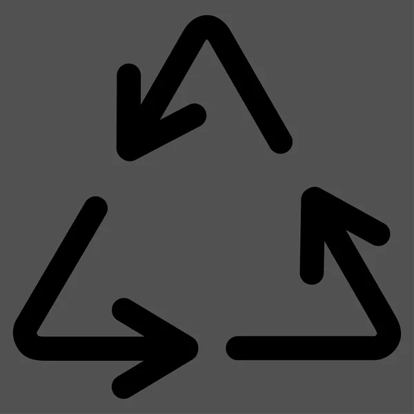 Ícone de setas reciclar —  Vetores de Stock