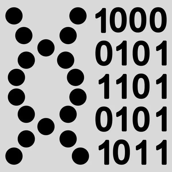 DNA Code pictogram — Stockvector