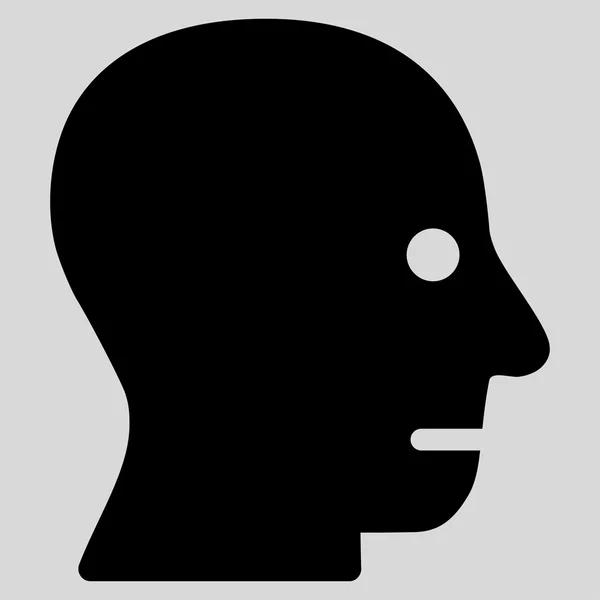 Pacientovi hlavu ikona — Stockový vektor