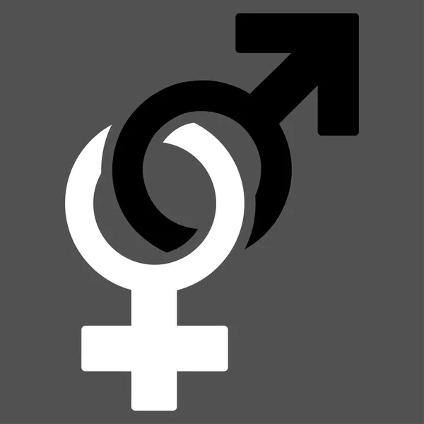 Seksuele symbolen pictogram — Stockvector