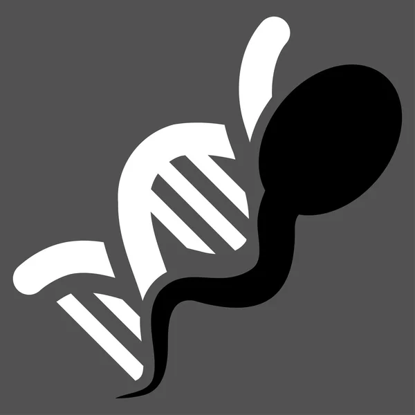 Sperm Genome Icon — Stock Vector