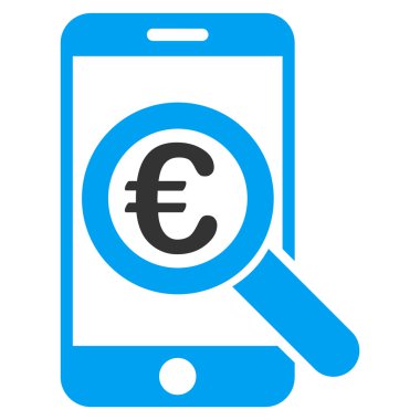 Euro mobil araştırma simgesi