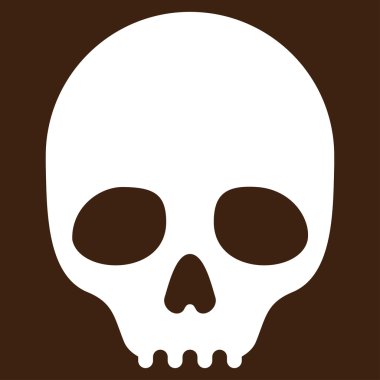 Kafatası vektör simgesi