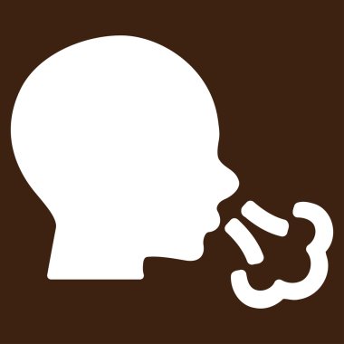 Hapşırma vektör simgesi