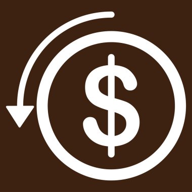 Geri ödeme vektör simgesi