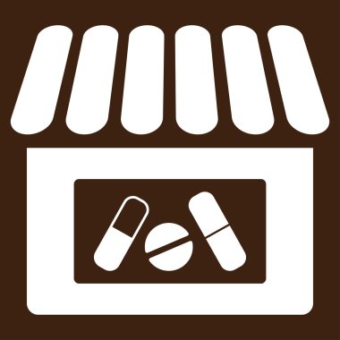 Eczane vektör simgesi