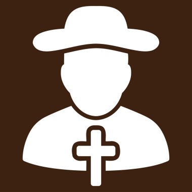 Rahip vektör simgesi