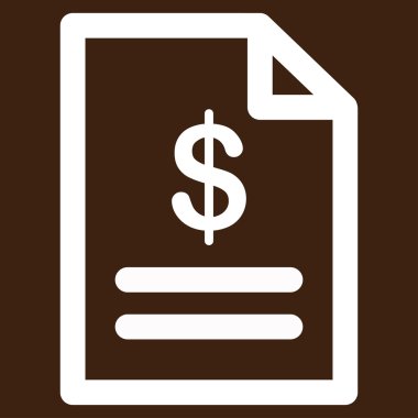 Fatura vektör simgesi