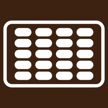 Blister vektör simgesi