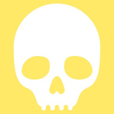 Kafatası vektör simgesi