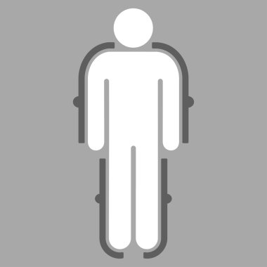 Dış iskelet vektör simgesi