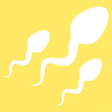 Sperm vektör simgesi