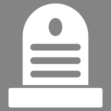 Mezar taşı vektör simgesi