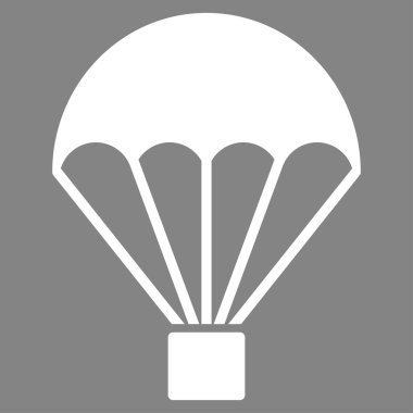 Paraşüt vektör simgesi