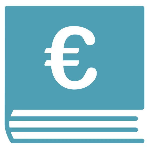 Бланки бухгалтерські значок євро — стоковий вектор