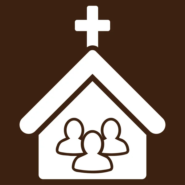 Kilise vektör simgesi — Stok Vektör