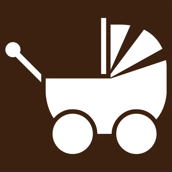 Pram Vector Icon — Stock Vector