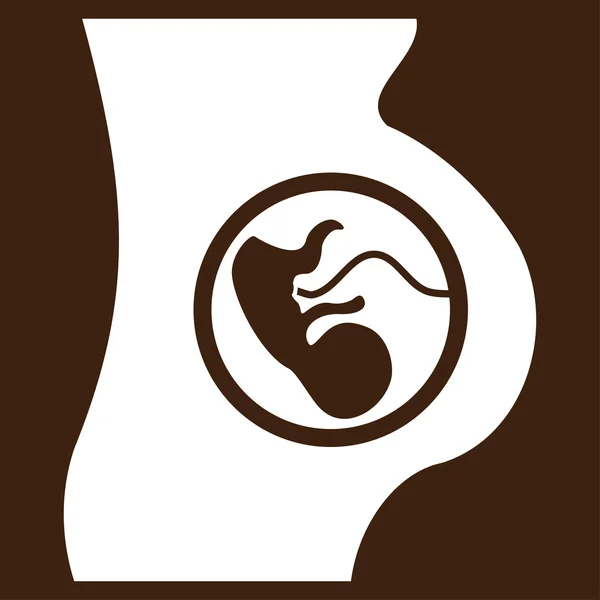Εικονίδιο διανύσματος εγκυμοσύνης — Διανυσματικό Αρχείο