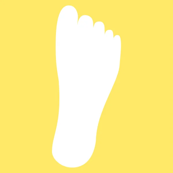 Foot Vector Icon — Stock Vector
