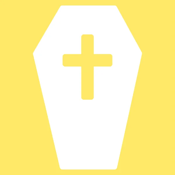 Coffin Vector Icon — Stock Vector
