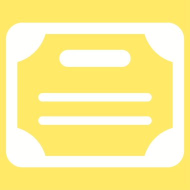 Sertifika Vektörü Simgesi