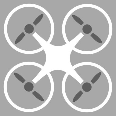 Quadcopter vektör simgesi