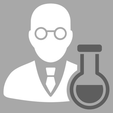 Kimyager vektör simgesi