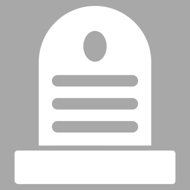 Mezar taşı vektör simgesi